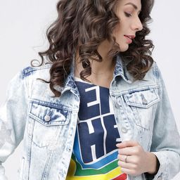 Tokyo Talkies Women Open Front Jacket-36