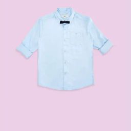 Pantaloons Junior Blue Cotton Regular Fit Full Sleeves Shirt-picture-47