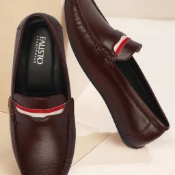 Fausto Men's Brown Casual Loafers-image-35