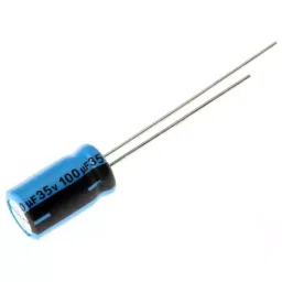 Vishay Aluminium Electrolytic Capacitor Radial, Through Hole 100 µF 35 V DC, MAL203850101E3 (Pack of 5)-picture-28