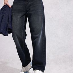 WROGN Men Pure Cotton Loose Fit Light Fade Jeans-picture-15