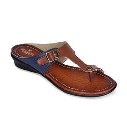 Senorita Women Brown Solid One Toe Flats-image-93