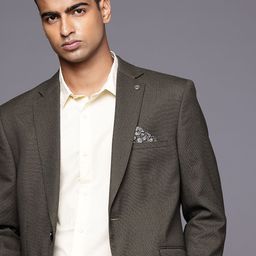 Theme Regular Fit Notched Lapel Collar Single Breasted Formal Blazer-image-99