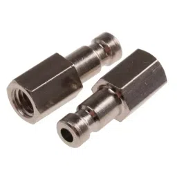 RS PRO Brass Female Pneumatic Quick Connect Coupling Metric M5 Female Threaded, 6671800-image-3