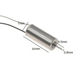 Micro Coreless Motor with propeller(7x20) - 4 Pieces image 2