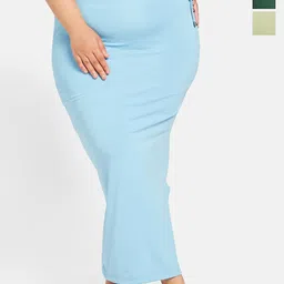 Curves By ZeroKaata Pack Of 3 Plus Size Assorted Saree Shapewear-picture-36