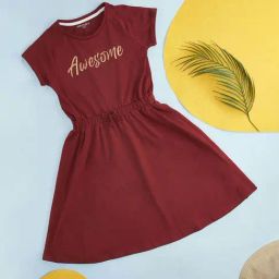 Pantaloons Junior Red Cotton Printed Dress-image-21
