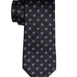 The Tie Hub Men Printed Silk Skinny Tie-picture-41