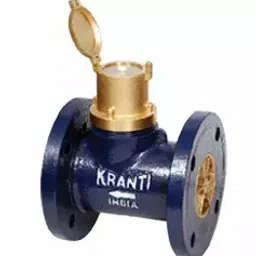 Kranti 100 mm Cold Water Flow Meter Flanged End Class A image 1
