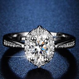 Designs & You Silver-Plated American Diamond Studded Adjustable Finger Ring-image-99