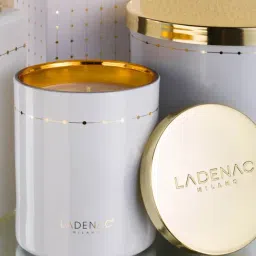 Home4U Ladenac Lui & Lei Details White Wax Jar Candle-image-60