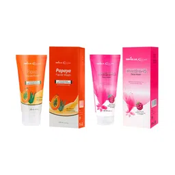 GEMBLUE BioCare Unisex Papaya And Whitening Face Wash, 150ml Each (COMBO OF 2)-48