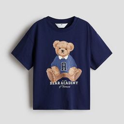 H&M Print-Motif Cotton Tshirt-image-81