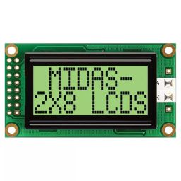 MIDAS DISPLAYS DISPLAY, ALPHANUMERIC, 8X2, YELLOW/GRN, MC20805A6W-GPTLY-V2-image-70