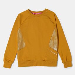 Jockey Girls Super Combed Cotton French Terry Printed Sweatshirt With Front Pockets - AG43-image-74