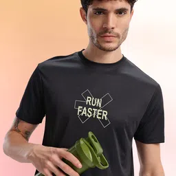 HRX by Hrithik Roshan Printed Running T-shirt-picture-2