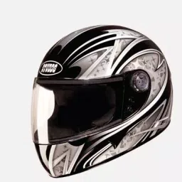 Studds D2 Black Large (580 mm) Full Face Helmet, Chrome With Graphics-image-95