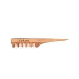 The Legend Organic Neem Wood Comb with Long Handle-37