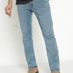 Octave Men Mid-Rise Light Faded Light Shade Stretchable Jeans-image-112