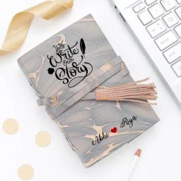 Personalized Romantic Leather Journal-11