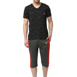 Vimal Jonney Multi Cotton Regular Fit Printed Nightwear Set-image-41