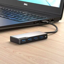 ALOGIC 4 in 1 HUB Space grey USB 5 Gbps, UAFUUA-SGR image 2