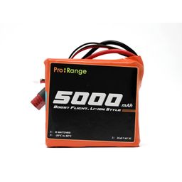 Pro-Range INR 18650 7.4V 5000mAh 3C 2S2P Li-Ion Battery Pack In a line image 1