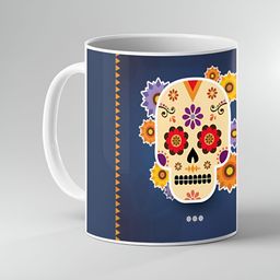 Keviv Multicoloured Text or Slogans Printed Ceramic Glossy Mugs Set of Cups and Mugs-picture-1
