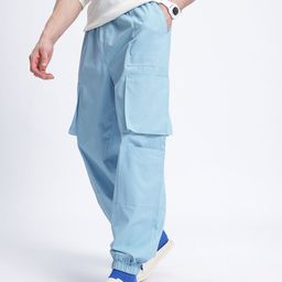 glitchez Men Nomad Active Cargo Joggers-image-17