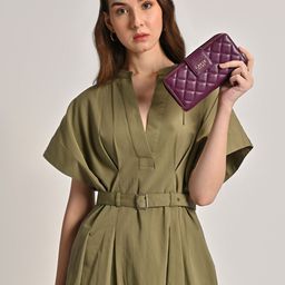 LAVIE LUXEQuilt Bifold Zip Around Wallet-25