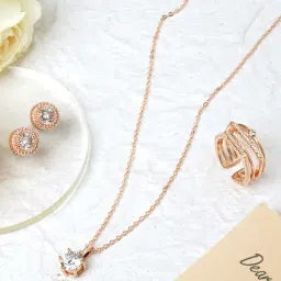 Joker & Witch Sunshine Star Rose Gold Jewellery Set-image-9