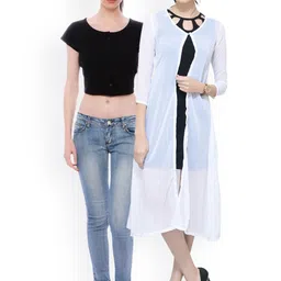 SCORPIOUS Women Pack of Shrug & Top-51