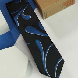 Tossido Men Woven Design Skinny Tie-picture-52
