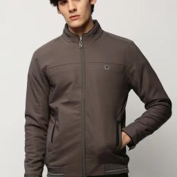 SHOWOFF Grey Slim Fit Jacket-image-92