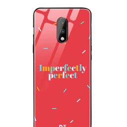 DailyObjects Red OnePlus 7 Glass Case Cover-picture-30