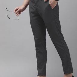 U.S. Polo Assn. Men Solid Mid-Rise Austin Trim Fit Chinos Trouser-image-23
