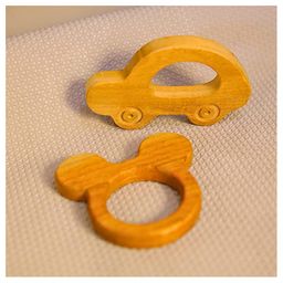 Taruh Kids Mickey Car Neem Teether Pack of 2 - Brown-picture-24