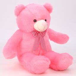 Zoe Teddy Bear Soft Toy with Bow Pink - Height 90 cm-15