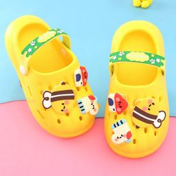 Oh! Pair Back Strap Closure Clog With Honey Bee Applique - Yellow-image-79