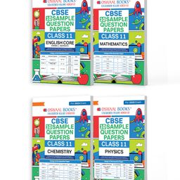 Oswaal CBSE Sample Question Papers Physics, Chemistry, Mathematics, English Core Class 11 (Set of 4 Books) For 2025 Exam-27