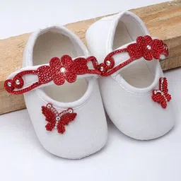 Daizy Girls Lightweight Embellished Cotton Booties-image-69