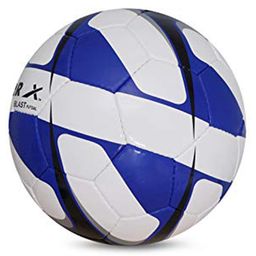 Vector-X Blast Hand Stitched Football Size 4 - Blue White image 2
