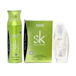 SAGAR PERFUMERY Set Of 2 Secret Killer EDP - 80ml & Body Deodorant Spray - 200ml image 4