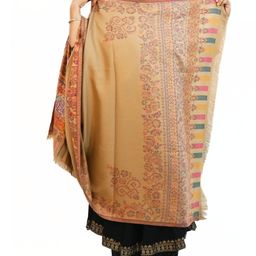 Vrinde Women Ethnic Motifs Woven Design Pashmina Shawl-image-11