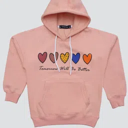 White Snow Girls Printed Sweatshirt-image-72