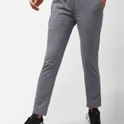 Reebok Grey Cotton Sports Track Pants-image-8