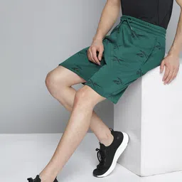 Reebok Men Green RI AOP Training Shorts-image-90