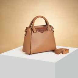 Forever Glam by Pantaloons Tan Textured Medium Mini Handbag-image-55