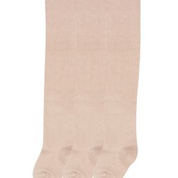 Bonjour Girls Pack Of 3 Beige Knee High Stockings-13