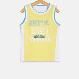 MINI KLUB Girls Yellow Printed Round Neck T-shirt-image-53